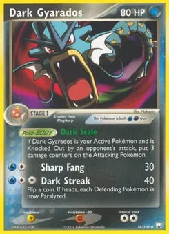 Dark Gyarados 36/109 Team Rocket Returns