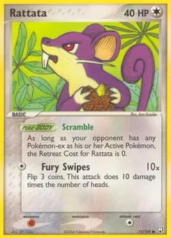 Rattata 71/109 Team Rocket Returns