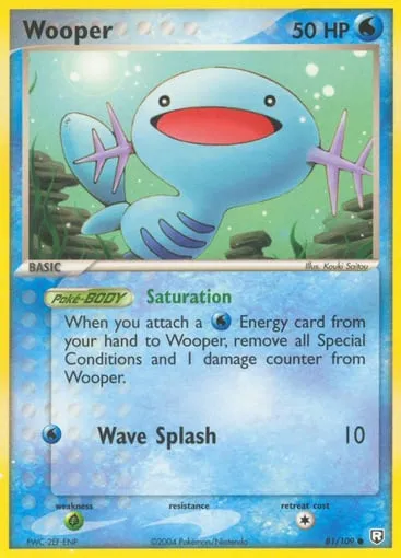 Wooper 81/109 Team Rocket Returns