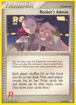 Rocket's Admin. 86/109 Team Rocket Returns
