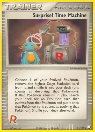 Surprise! Time Machine 91/109 Team Rocket Returns