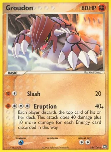 Groudon 14/106 Emerald