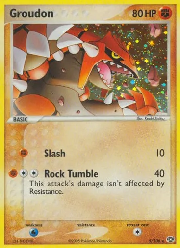 Groudon 5/106 Emerald