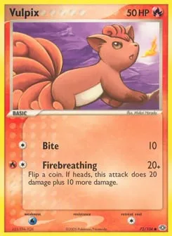 Vulpix 72/106 Emerald