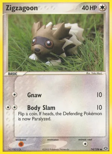 Zigzagoon 74/106 Emerald