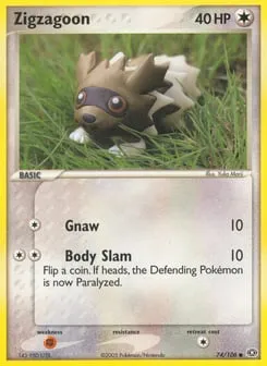 Zigzagoon 74/106 Emerald