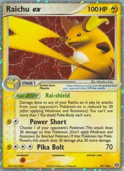 Raichu ex 97/106 Emerald