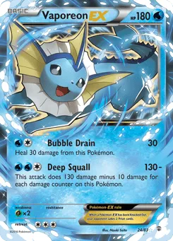 Vaporeon-EX 24/83 Generations