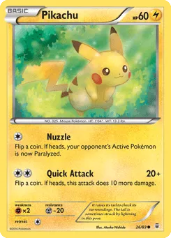 Pikachu 26/83 Generations