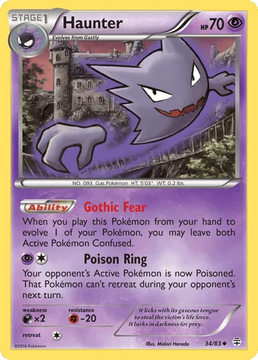 Haunter 34/83 Generations