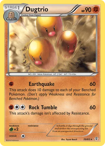 Dugtrio 39/83 Generations