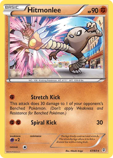 Hitmonlee 47/83 Generations