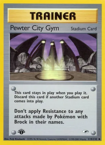 Pewter City Gym 115/132 Gym Heroes