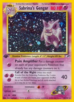 Sabrina's Gengar 14/132 Gym Heroes