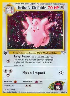 Erika's Clefable 3/132 Gym Heroes