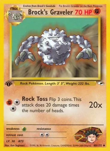 Brock's Graveler 40/132 Gym Heroes