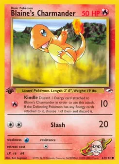 Blaine's Charmander 61/132 Gym Heroes