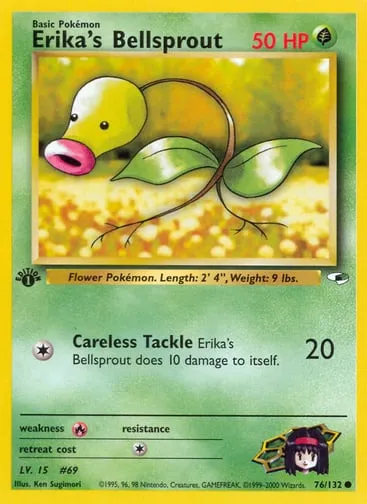 Erika's Bellsprout 76/132 Gym Heroes