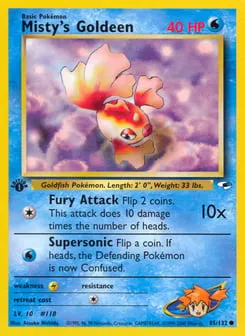 Misty's Goldeen 85/132 Gym Heroes