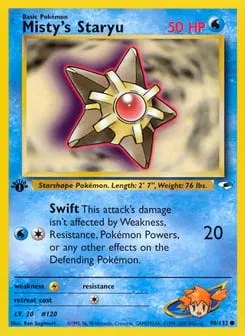 Misty's Staryu 90/132 Gym Heroes
