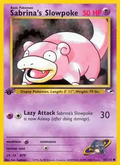 Sabrina's Slowpoke 95/132 Gym Heroes