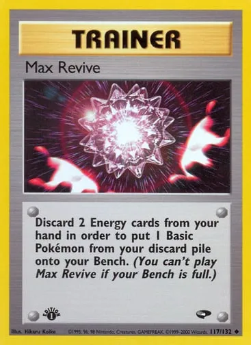 Max Revive 117/132 Gym Challenge
