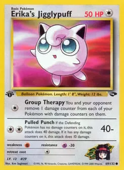 Erika's Jigglypuff 69/132 Gym Challenge