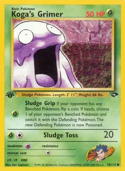 Koga's Grimer 78/132 Gym Challenge