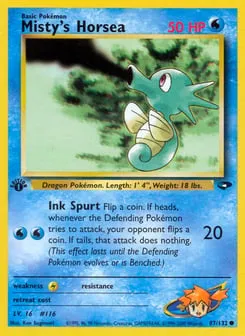 Misty's Horsea 87/132 Gym Challenge