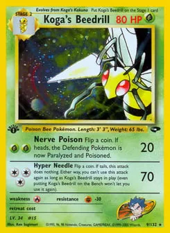 Koga's Beedrill 9/132 Gym Challenge