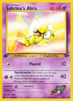 Sabrina's Abra 93/132 Gym Challenge