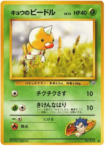 Koga's Weedle No.013 Challenge from the Darkness