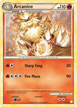 Arcanine 1/123 HeartGold & SoulSilver