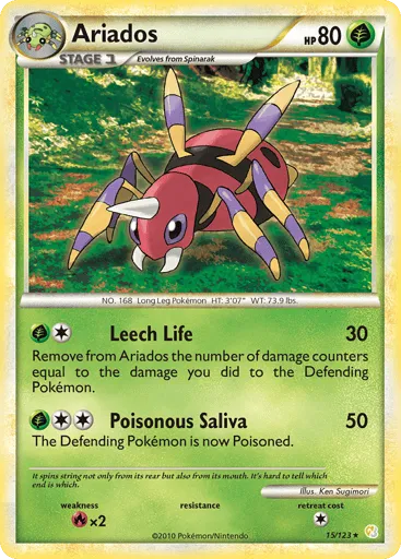 Ariados 15/123 HeartGold & SoulSilver