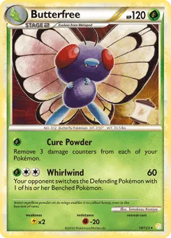 Butterfree 16/123 HeartGold & SoulSilver