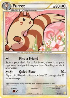 Furret 21/123 HeartGold & SoulSilver