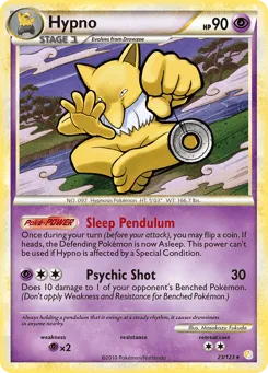 Hypno 23/123 HeartGold & SoulSilver