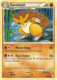 Sandslash 29/123 HeartGold & SoulSilver