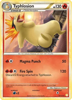 Typhlosion 32/123 HeartGold & SoulSilver