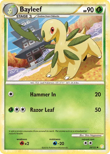 Bayleef 35/123 HeartGold & SoulSilver