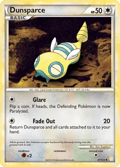 Dunsparce 41/123 HeartGold & SoulSilver