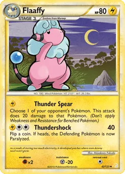 Flaaffy 42/123 HeartGold & SoulSilver