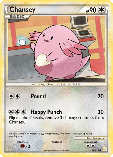 Chansey 58/123 HeartGold & SoulSilver