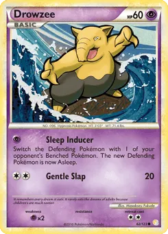 Drowzee 62/123 HeartGold & SoulSilver