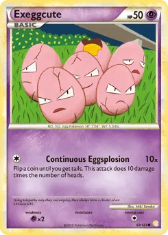 Exeggcute 63/123 HeartGold & SoulSilver