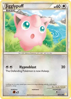 Jigglypuff 68/123 HeartGold & SoulSilver
