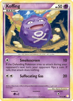 Koffing 70/123 HeartGold & SoulSilver