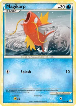 Magikarp 72/123 HeartGold & SoulSilver