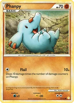 Phanpy 77/123 HeartGold & SoulSilver