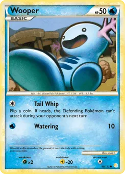 Wooper 88/123 HeartGold & SoulSilver